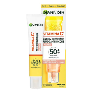 Garnier Skin Active 
Anti-UV Quotidiano Fluido Antimacchie Glow Vitamina C 40ml