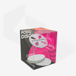 Staleks Pro
Expert L Pododisc 10mm 
Disco Per Pedicure Completo Di Lima Sostituibile Grit 180 (5pz)