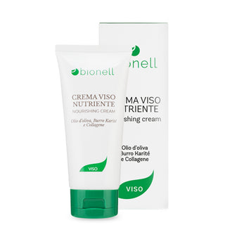 Bionell
Crema Viso Nutriente - Olio d'oliva, Burro di Karitè e Collagene 50ml