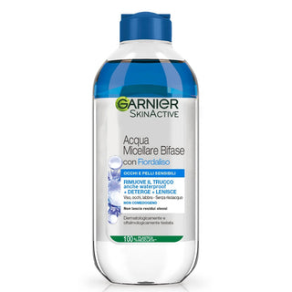 Garnier Skin Active
Acqua Micellare Bifase con Fiordaliso - Occhi e Pelli Sensibili 400ml