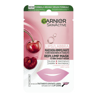 Garnier Skin Active Maschera Labbra Rimpolpante In Tessuto