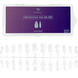 Dnka'
Professional Almond Nail Forms
240 pcs
24 sizes