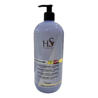 HS Milano Phytostructure Pinoplex
Shampoo Preparatorio pH Alcalino Capelli Deboli e Danneggiati 1000ml