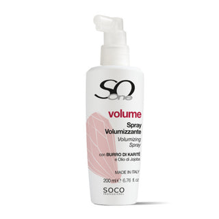 Soco
Volume Spray Volumizzante
Olio di Jojoba e Burro di Karitè 200ml