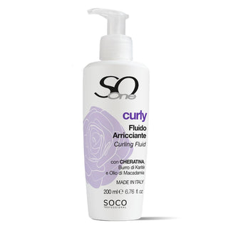 Soco
Curly Fluido Arricciante
Burro di Karitè,Amido di Mais,Bacche di Goji e Cheratina 200ml