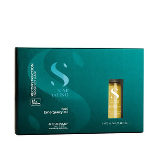 Alfaparf Semi di Lino Reconstruction Damaged Hair SOS Emergency Oil 6x13ml