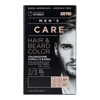 Kaypro Colorazione Barba e Capelli - 2/3 Nero 2 x 50ml