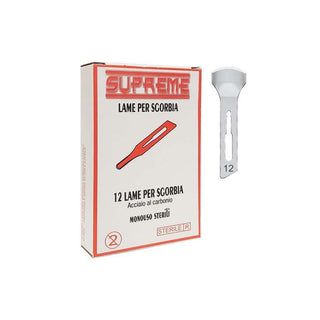 Supreme lame sgorbia acciaio al carbonio n°12