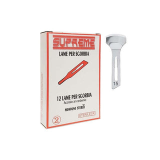 Supreme lame sgorbia acciao al carbonio n°15