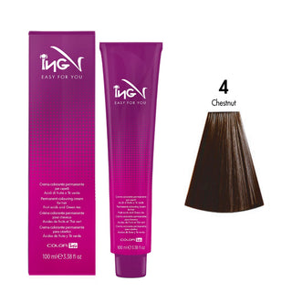 Ing Easy For You Crema Colorante Permanente 4.0 Castano 100ml