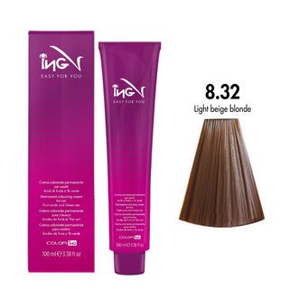 Ing Easy For You Crema Colorante Permanente 8.32 Biondo Chiaro Beige 100ml