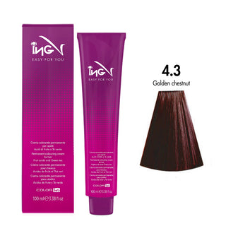 Ing Easy For You Crema Colorante Permanente 4.3 Castano Dorato 100ml
