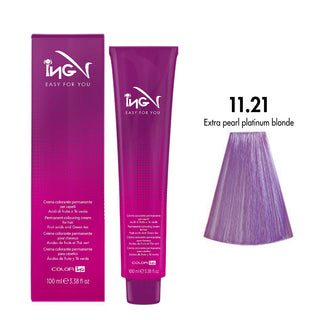 Ing Easy For You Crema Colorante Permaente 11.21 Biondo Platino Perla Extra 100ml