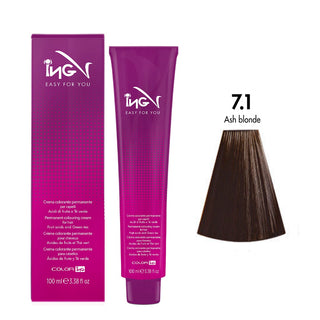 Ing Easy For You Crema Colorante Permanente 7.1 Biondo Cenere 100ml