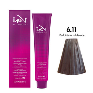 Ing Easy For You Crema Colorante Permanente 9.11 Biondo Scuro Cenere Intenso 100ml