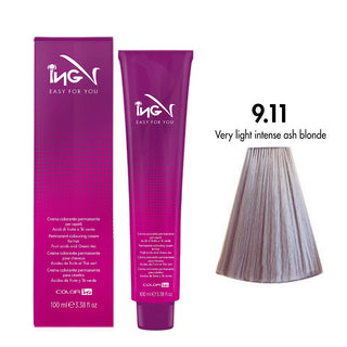 Ing Easy For You Crema Colorante Permanente 9.11 Biondo Chiarissimo Cenere Intenso 100ml