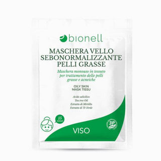 Bionell
Maschera Vello Sebonormalizzante pelli Grasse 30gr