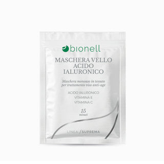 Bionell Maschera Vello Acido Ialuronico  Vitamina C e Vitamina E