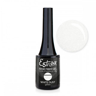 Estrosa
Base Fiber Gel White Dust Glitter 14ml