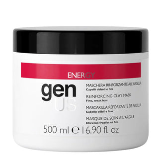 Genus Energy
Maschera Rinforzante All'argilla - Capelli Deboli e Fini 500ml