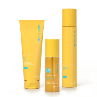 Versum Sunshine
Summer Routine
Shampoo - Maschera 250ml Olio Protettivo 150ml