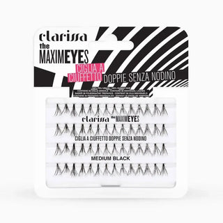 Clarissa
Maximeyes Ciglia a Ciuffetto Doppie Senz Nodino - Medium