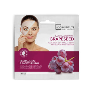 IDC Institute Beauty e Skincare Maschera In Tessuto - Grape Rivitalizzante e Idratante