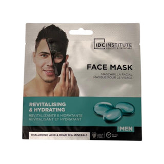 IDC Institute Beauty e Skincare Maschera Viso In Tessuto For Men Rivitalizzante e Idratante