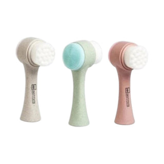 IDC Institute Beauty e Accessories Spazzola Viso 2 in 1 Fibre Naturali