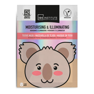 IDC Institute Beauty e Skincare Maschera Viso In Tessuto Idratante e Illuminante