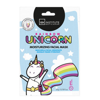 IDC Institute Beauty e Skincare Maschera Viso In Tessuto Rainbow Unicorn Idratante