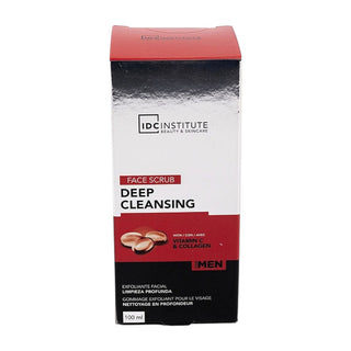 IDC Institute Beauty e Skincare Men Face Scrub Deep Cleansing con Vitamina C e Collagene 100ml