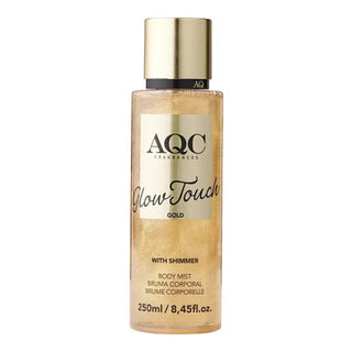 AQC Fragrances Acqua Profumata Corpo Glow Touch Gold Shimmer 250ml