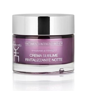 Gli Elementi crema sublime rivitalizzante notte 50ml